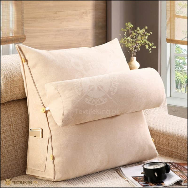 Triangular clearance back cushion