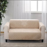 Quilted Cotton Sofa Cover - Runner Coat All Color & Sizes 1 Seater / Skin