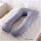 U-Shaped Maternity/pregnancy Pillow - Gray