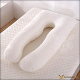 U-Shaped Maternity/Pregnancy Pillow - White