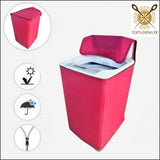 Waterproof Washing Machine Cover Top Load - Red All Sizes Available