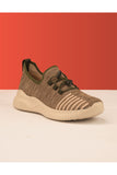 Men Medicated Runners Sneakers Shoes - Olive