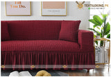 Original Turkish Sofa Covers with Skirt/Frill - All Colors & Sizes
