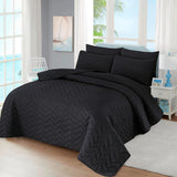 6 pcs SUMMER COMFORTER SET - Black King