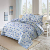 6pcs SUMMER COMFORTER SET - Blue Circles