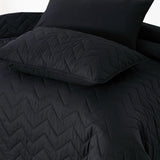 6 pcs SUMMER COMFORTER SET - Black King