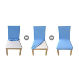 Fitted Chair Covers - Blue