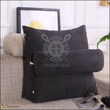 Adjustable Triangle Backrest Cushion/pillow - Black