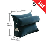 Adjustable Triangle Backrest Cushion/pillow - Blue