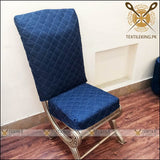 Chair Covers Quilted For Dinning/office - Blue