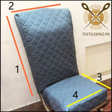 Chair Covers Quilted For Dinning/office - Gray