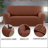 Copper Plain Fitted Lycra Sofa Covers – Premium Quality – All Sizes