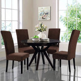 Fitted Chair Covers - Dark Brown