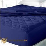 Quilted 100% Waterproof Mattress Protector - All Colors & Sizes King (72X78 Inches) / Blue