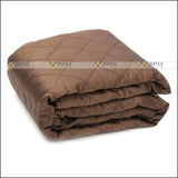 Quilted Cotton Sofa Cover - Runner Coat Copper Color All Sizes