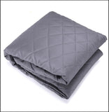 Quilted Cotton Sofa Runner Couch Gray Color