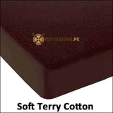 Terry Cotton Waterproof Mattress Protector - All Sizes Brown