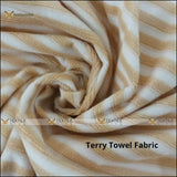 Terry Towel Waterproof Mattress Protector - Yellow Stripes King Size