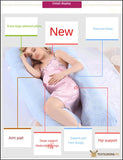 U-Shaped Maternity/pregnancy Pillow - Pink
