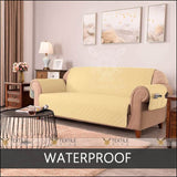 Waterproof Quilted Sofa Cover - All Colors & Sizes 1 Seater / Skin
