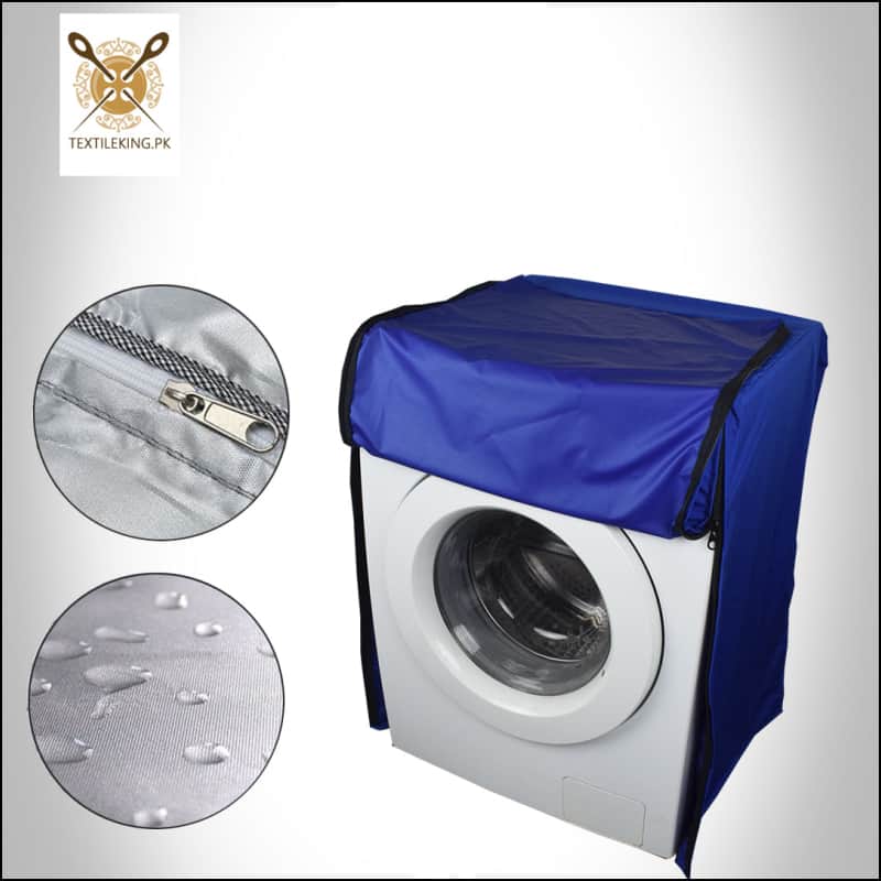 Waterproof Washing Machine Cover Front Load - Blue All Sizes Available