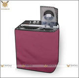 Waterproof Washing Machine Cover Twin Tub - All Colors & Sizes 6 Kg / Maroon