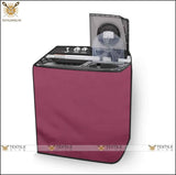 Waterproof Washing Machine Cover Twin Tub - Maroon All Sizes Available